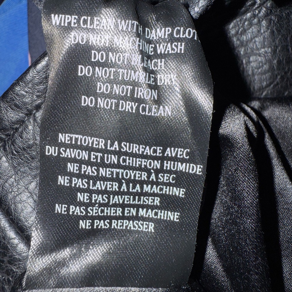 Blank NYC Black Faux  Leather Skirt  Size 26 NWT - Picture 5 of 6